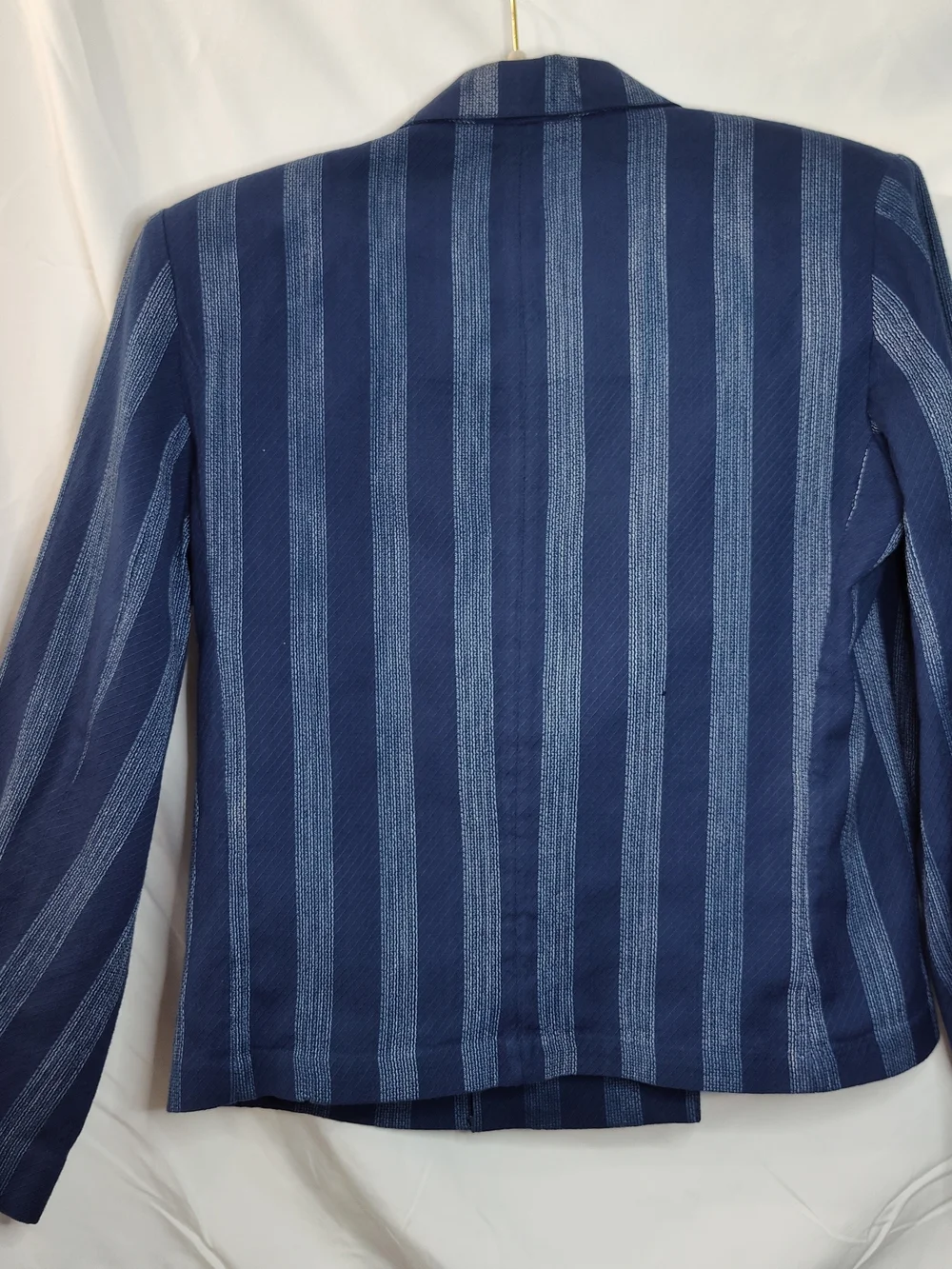 Dior Navy Striped Double-Breasted Women's Blazer